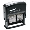 Trodat Stamp, 12 Msg Datr Econ Self Ink 5003